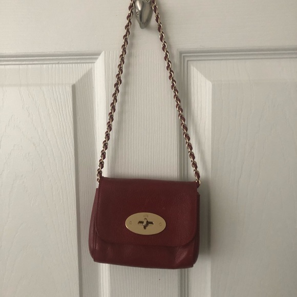 Mulberry Red Mini Lily Handbag - Picture 3 of 7